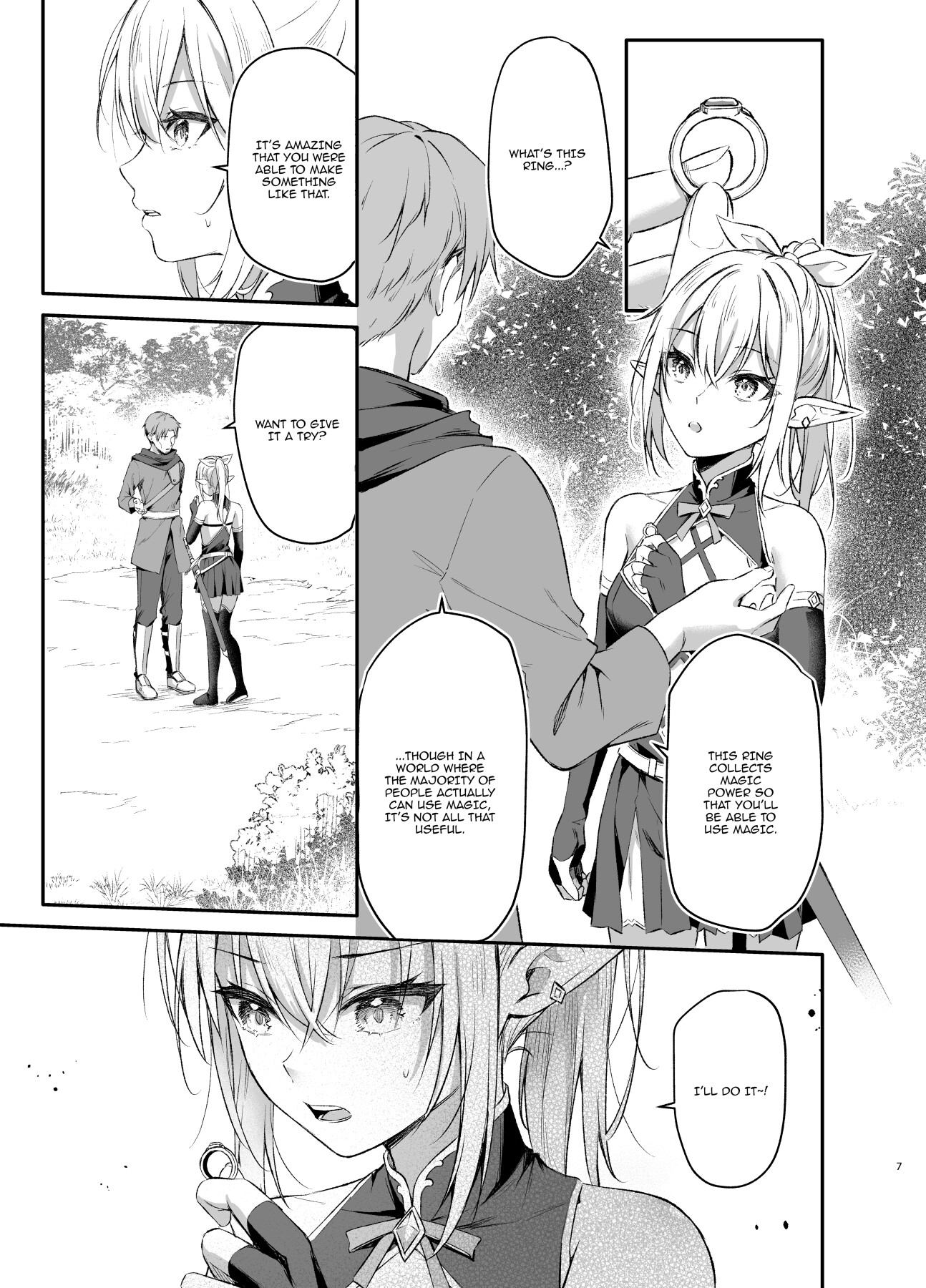 hentai manga Story About Using a Hypnosis Ring on An Elf